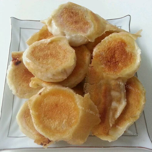 美味荠菜蚬子水煎包