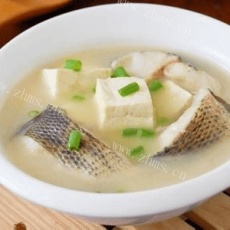 美味的豆腐鱼汤