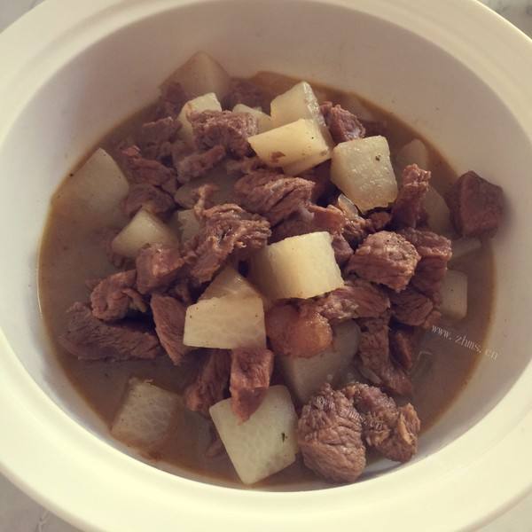 美味萝卜牛肉泥