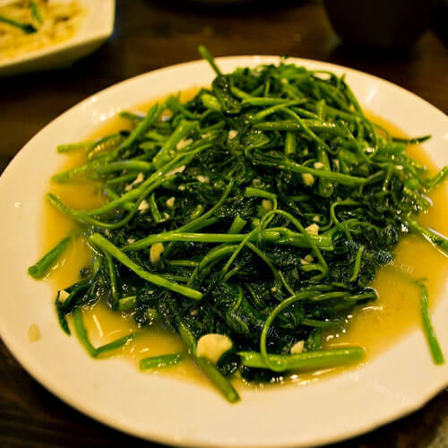 家常蒜香空心菜