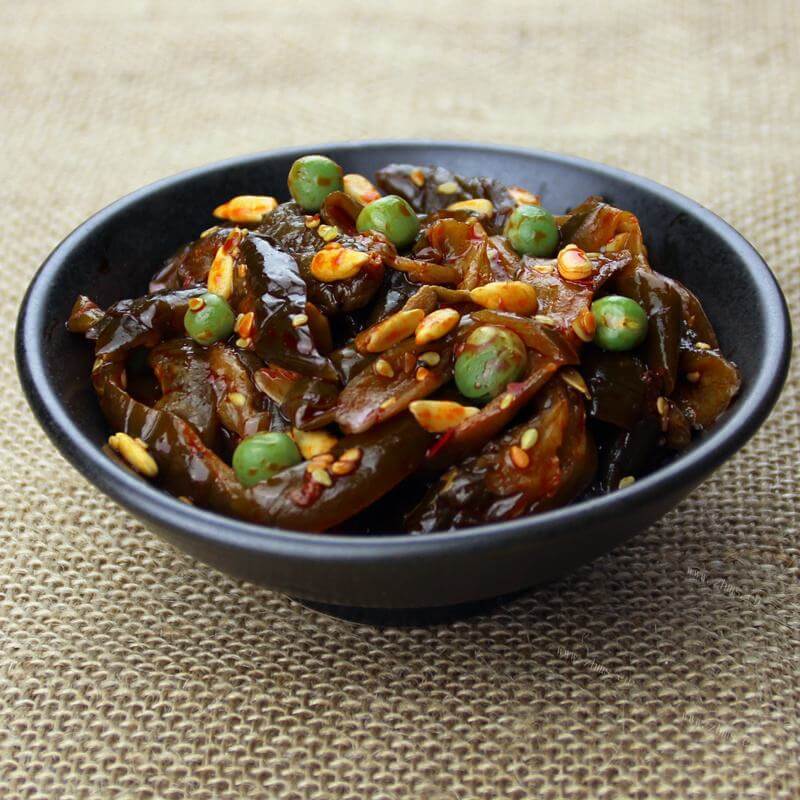 美味的山东煎咸菜