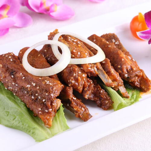 诱人迷迭香烤小羊排