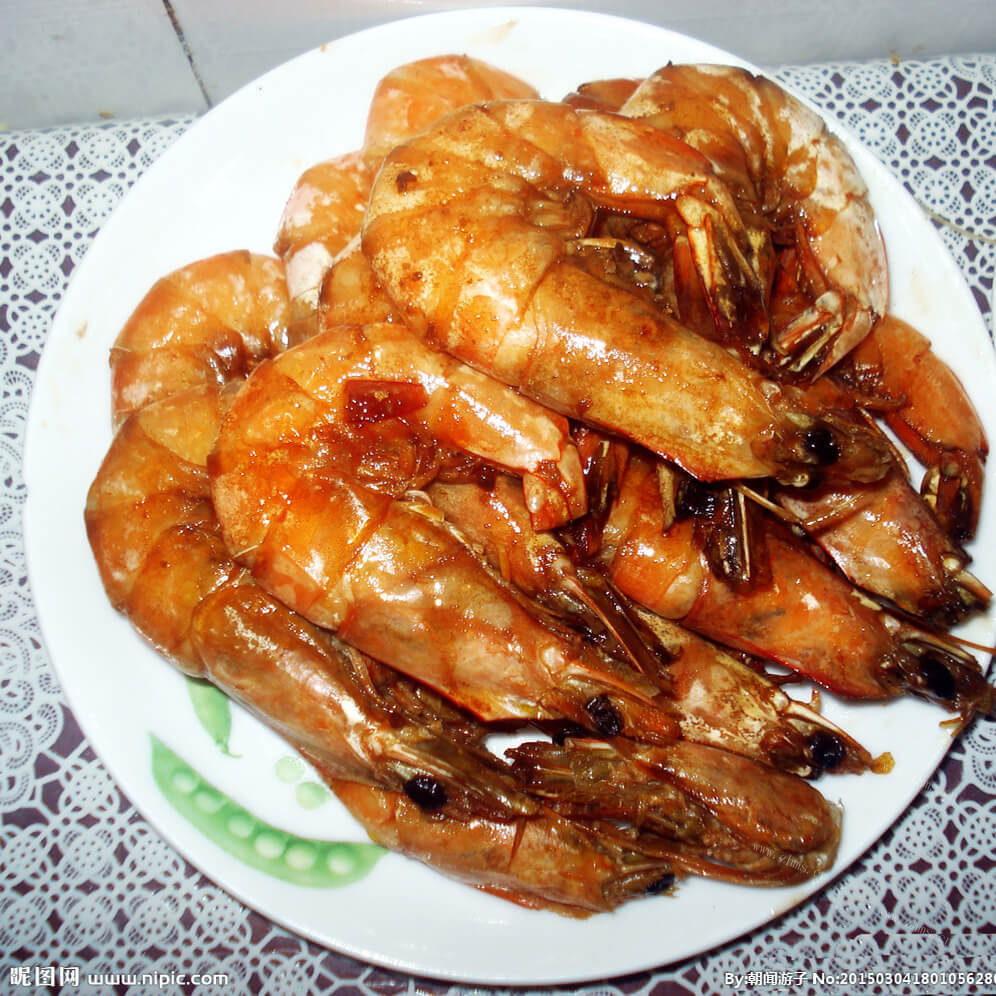 秘制椒盐对虾