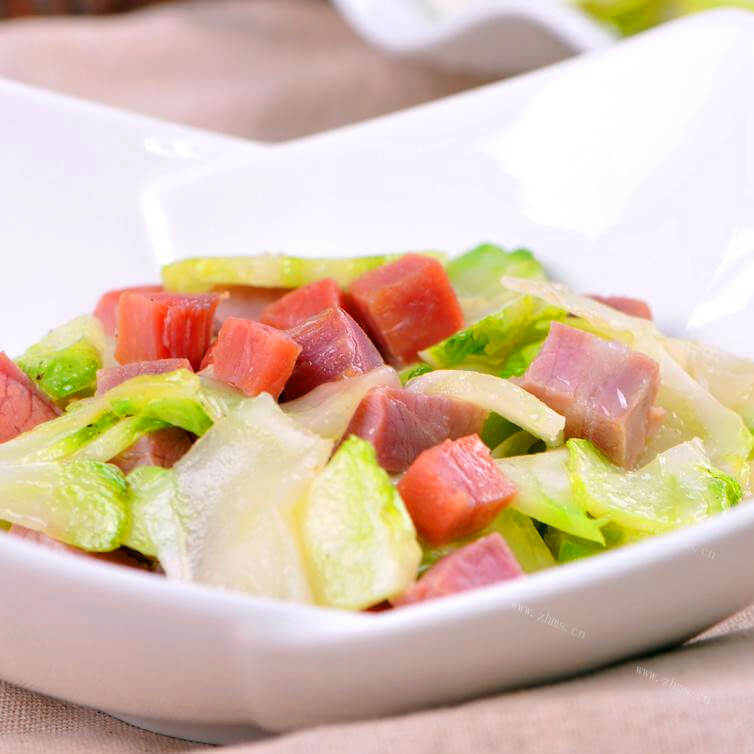 家常版芥菜炒咸肉