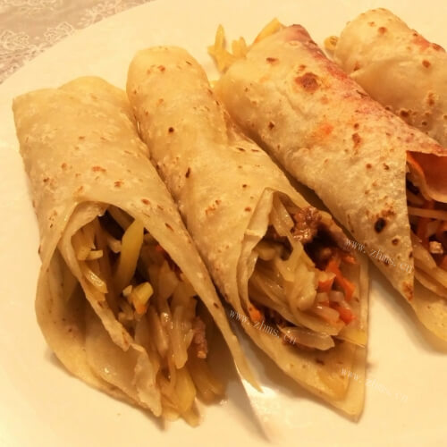 美味土豆丝卷饼