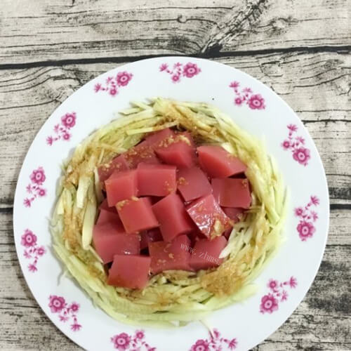好吃的粉色凉粉儿