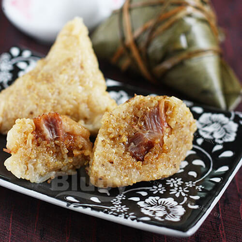 美味的鲜肉藜麦粽子