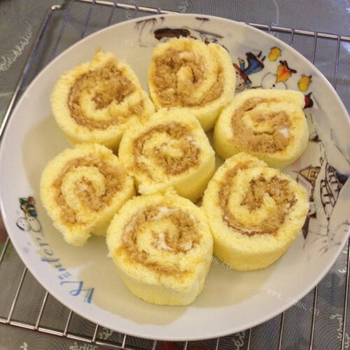 美味的肉松蛋卷(春暖花开)