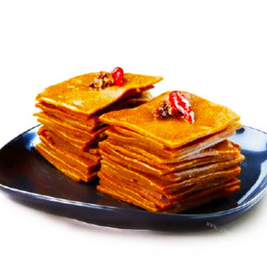 香喷喷的煎香辣豆干串