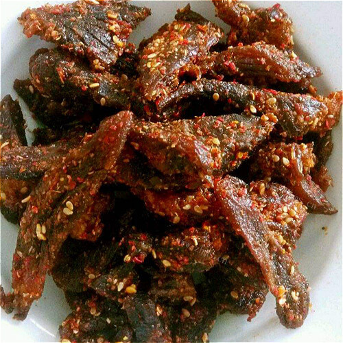 美味的简单自制牛肉干