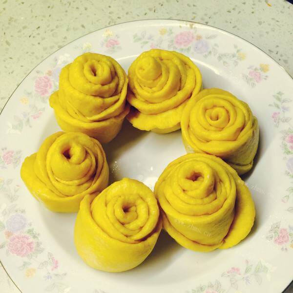 面食南瓜玫瑰面包