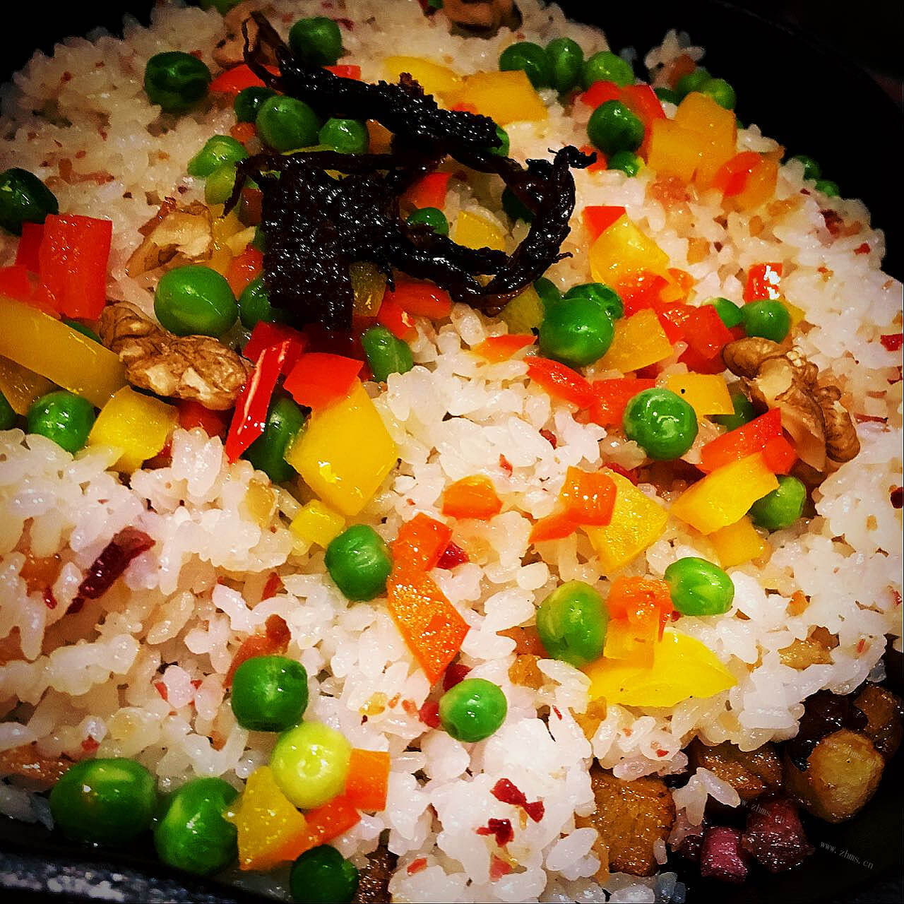 便捷的青豆闷饭
