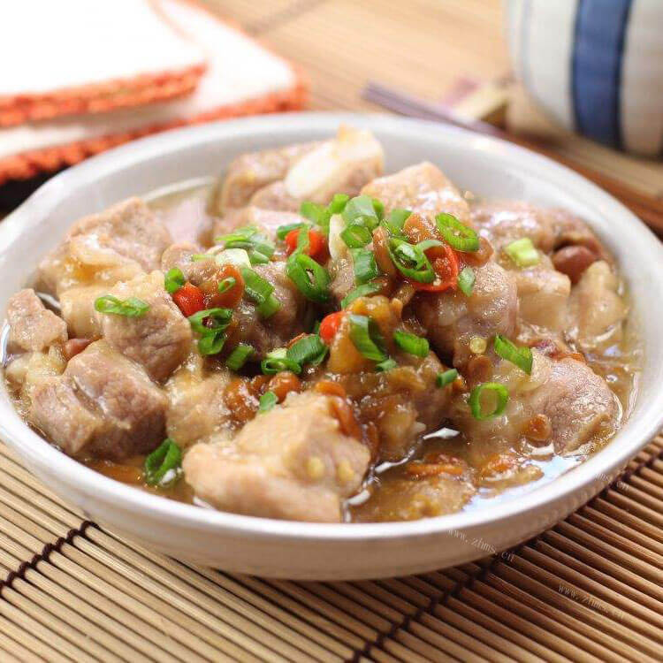 美味的鲜瑶柱蒸排骨