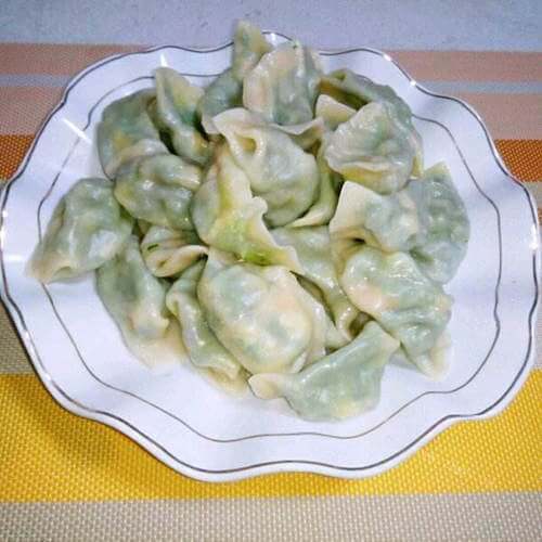 营养的素馅三鲜水饺