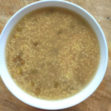 祛湿的绿豆小米汤粥