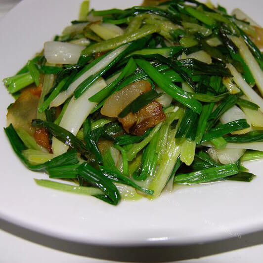 鲜美的荞头肉片 