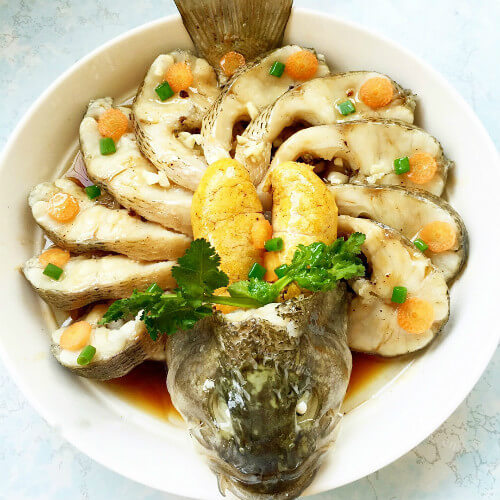 美味的美味蒸鲈鱼