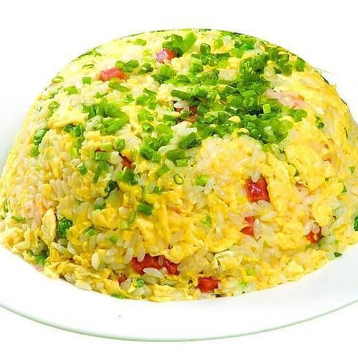 美味的肉末鸡蛋炒米饭