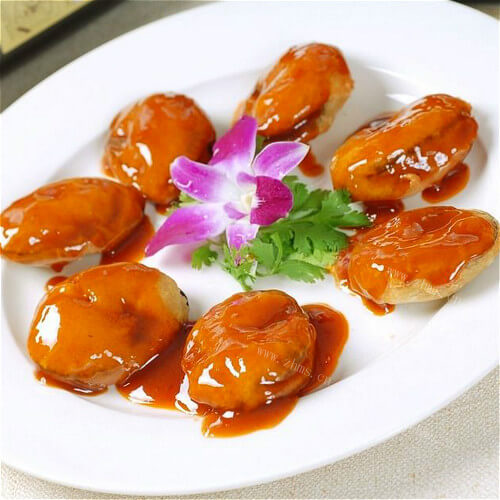 美味的鱼香煎茄饼