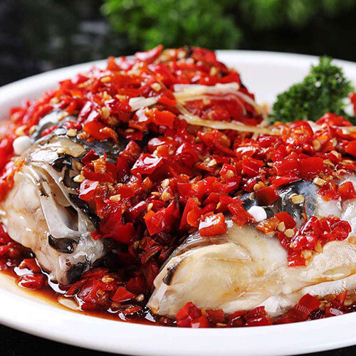 美味的微波炉剁椒鱼头