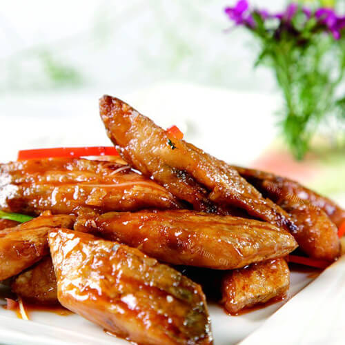 美味的腊八豆烹带鱼