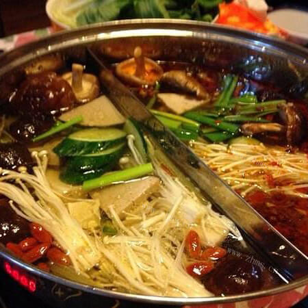 美味的全素火锅