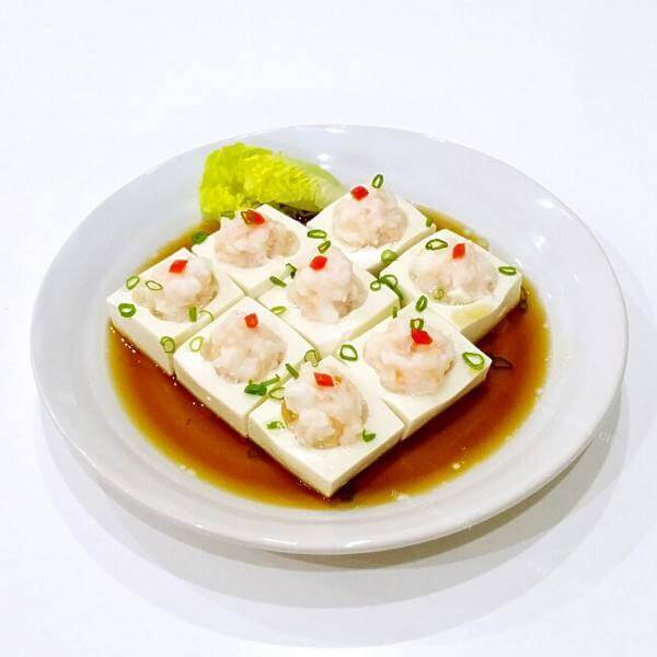 肉末蚬子蒸豆腐