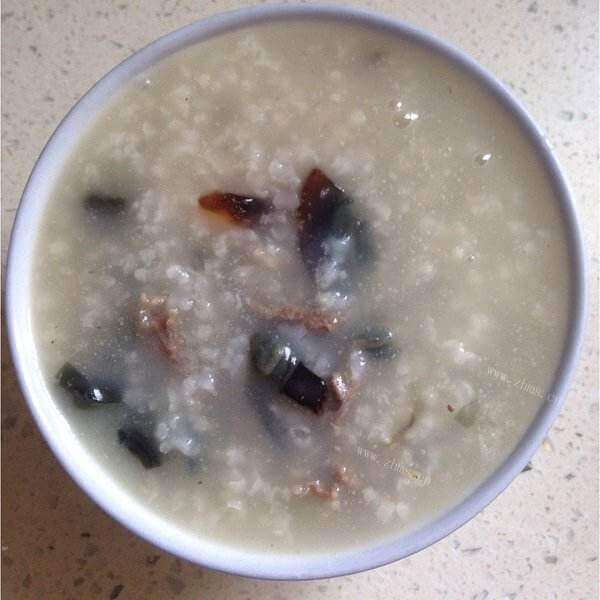 好吃的皮蛋牛肉粥