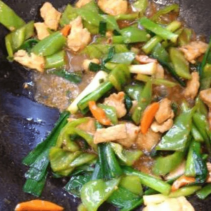 美味的农家小炒肉做法图解6)