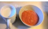 养颜佳品鲜榨牛奶番茄汁的做法图解八