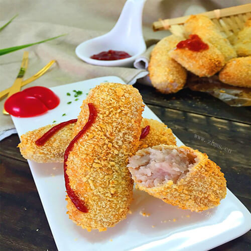 美味的芋泥香酥棒