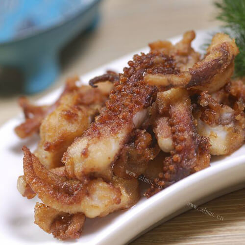 美味的烤箱鱿鱼