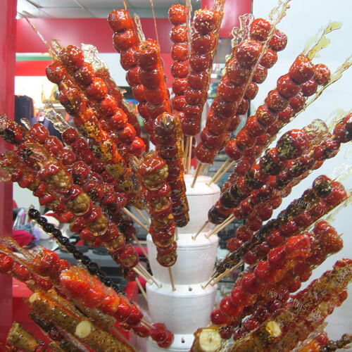 山药豆冰糖葫芦