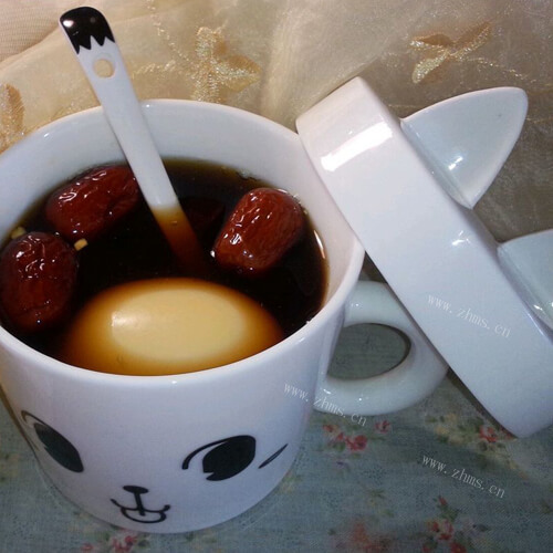 美味黑糖鸡蛋糖水