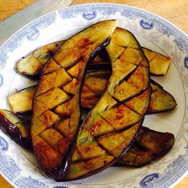 美味的电饼铛茄子