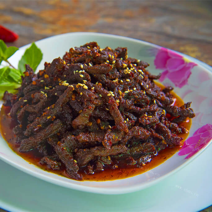 好吃的麻辣牛肉干的做法