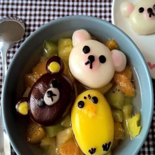 美味的轻松熊汤圆