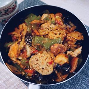 好吃的猪耳麻辣香锅