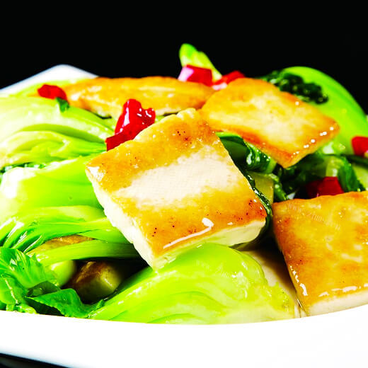 好喝的小油菜龙头鱼汤