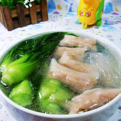 好吃的鱼蓉粉丝饺
