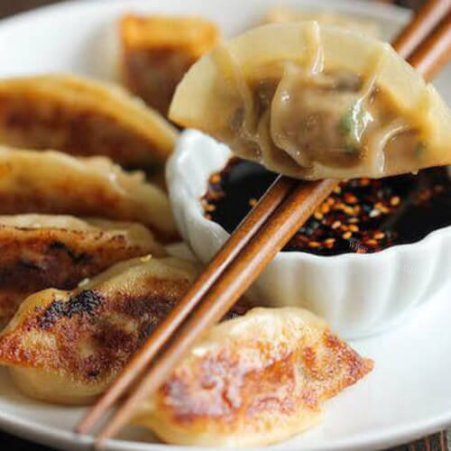 爽口青萝卜油渣煎饺