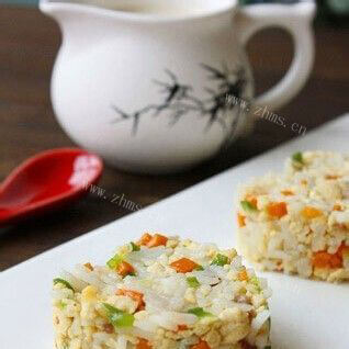 健康豆渣培根炒饭