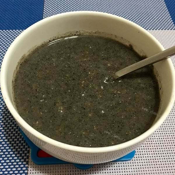 美味黑芝麻糯米糊