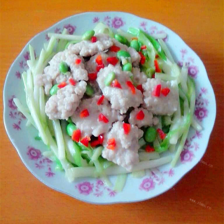 美味的芙蓉肉片