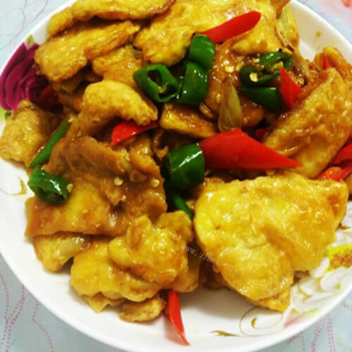 美味电饼档版的锅塌豆腐