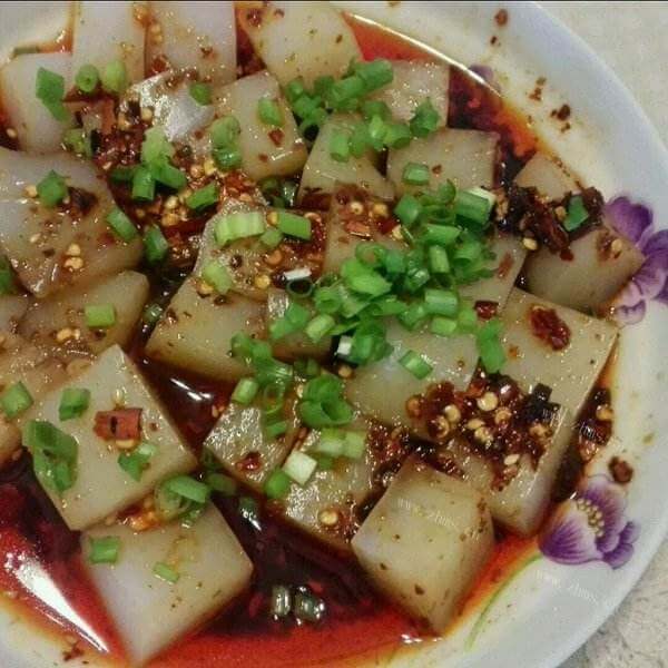 美味的麻辣米豆腐