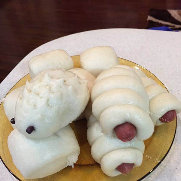 美味香甜红豆卷馒头