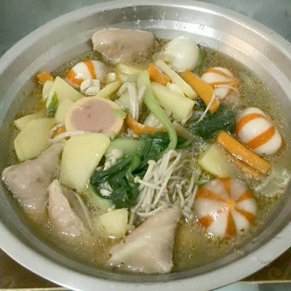 香鲜的浓汤大杂烩