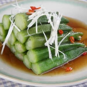 美味蒸秋葵