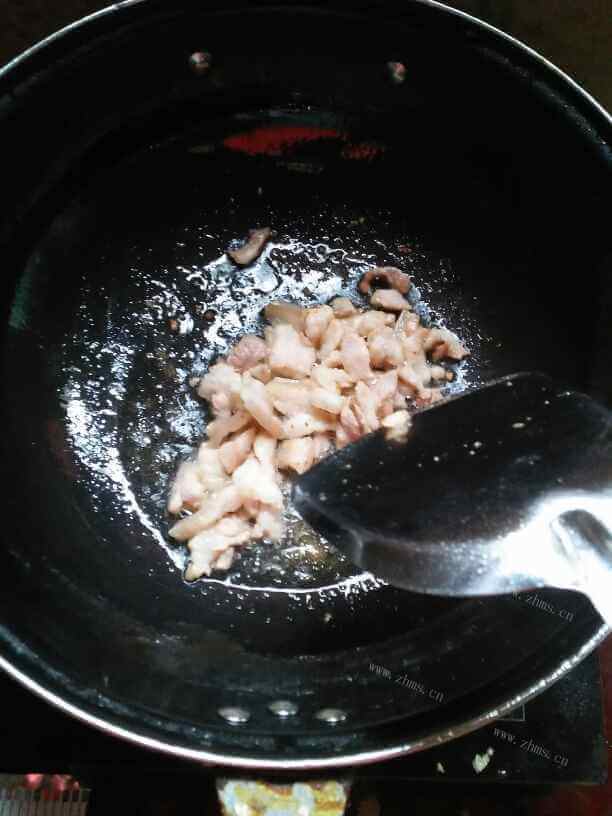家常猪肉豆芽粉丝做法图解2)